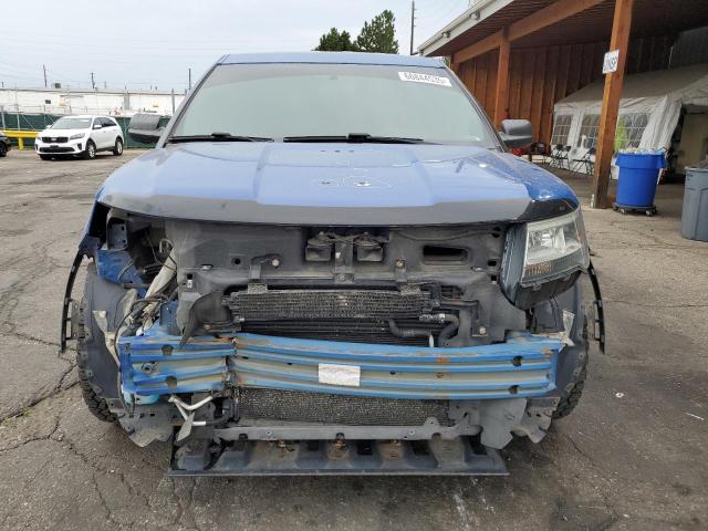 1FM5K8AT7GGD06312 - 2016 FORD EXPLORER POLICE INTERCEPTOR Көк фото 5