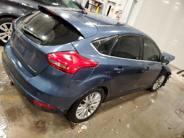 1FADP3N25JL323894 - 2018 FORD FOCUS TITANIUM BLUE photo 3