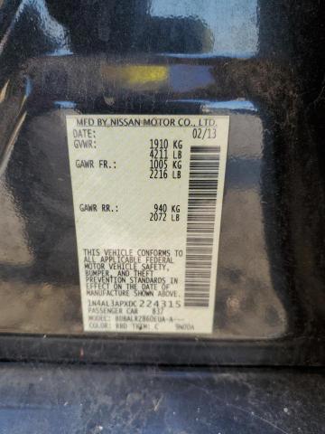 1N4AL3APXDC224315 - 2013 NISSAN ALTIMA 2.5 GRAY photo 12