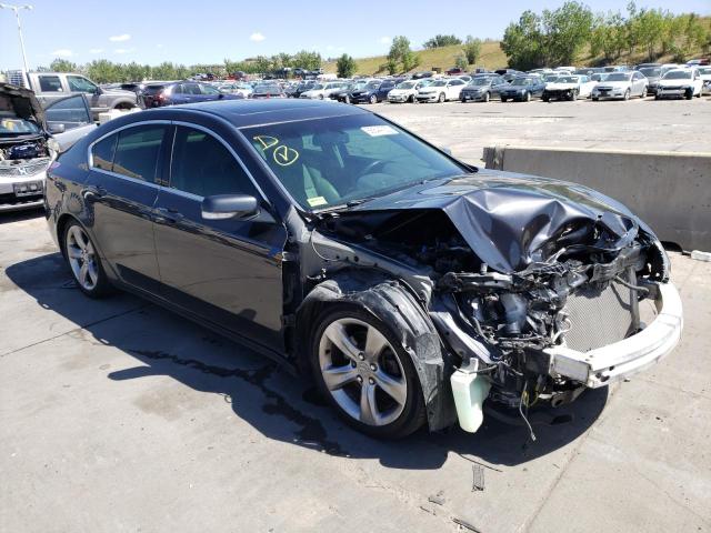 19UUA9F28DA002267 - 2013 ACURA TL GRAY photo 4