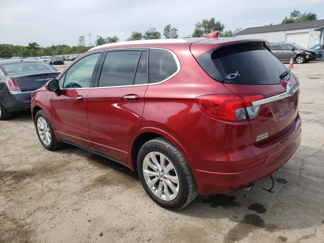 LRBFXBSA2HD048190 - 2017 BUICK ENVISION ESSENCE RED photo 2