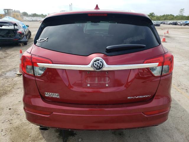 LRBFXBSA2HD048190 - 2017 BUICK ENVISION ESSENCE RED photo 6