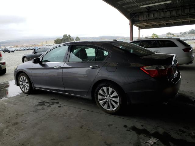 1HGCR3F87FA008490 - 2015 HONDA ACCORD EXL GRAY photo 2