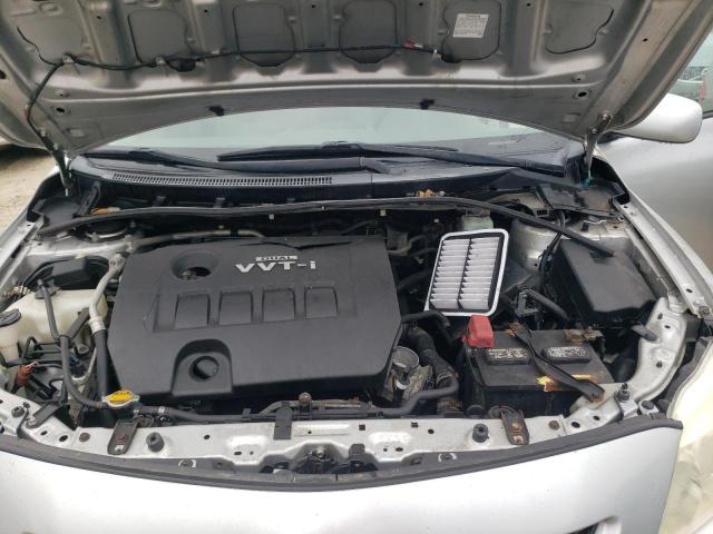 JTDBU4EE2A9099331 - 2010 TOYOTA COROLLA BASE SILVER photo 11
