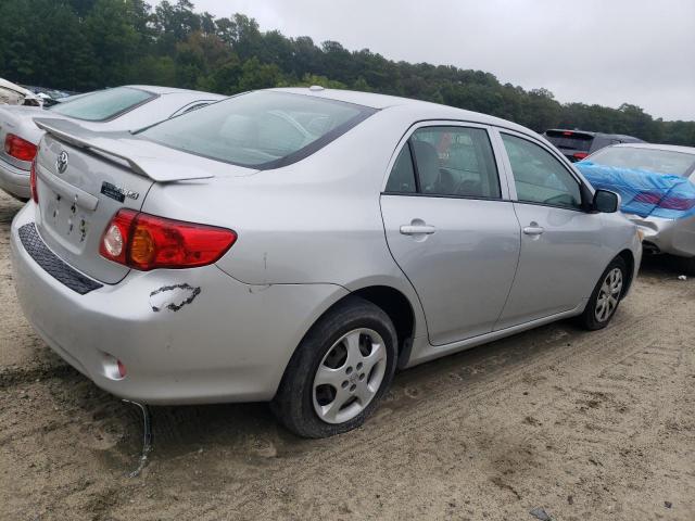 JTDBU4EE2A9099331 - 2010 TOYOTA COROLLA BASE SILVER photo 3