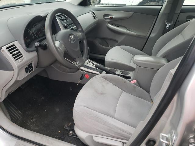 JTDBU4EE2A9099331 - 2010 TOYOTA COROLLA BASE SILVER photo 7