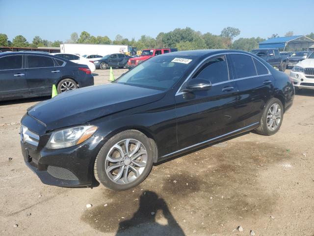 WDDWF4JB5HR254560 - 2017 MERCEDES-BENZ C 300 BLACK photo 1