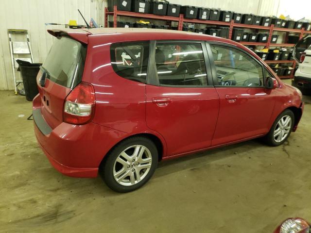 JHMGD38677S064613 - 2007 HONDA FIT S 红色 照片 3