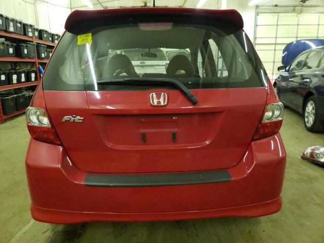 JHMGD38677S064613 - 2007 HONDA FIT S 红色 照片 6