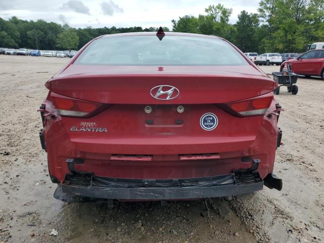 KMHD84LF3HU385331 - 2017 HYUNDAI ELANTRA SE RED photo 6