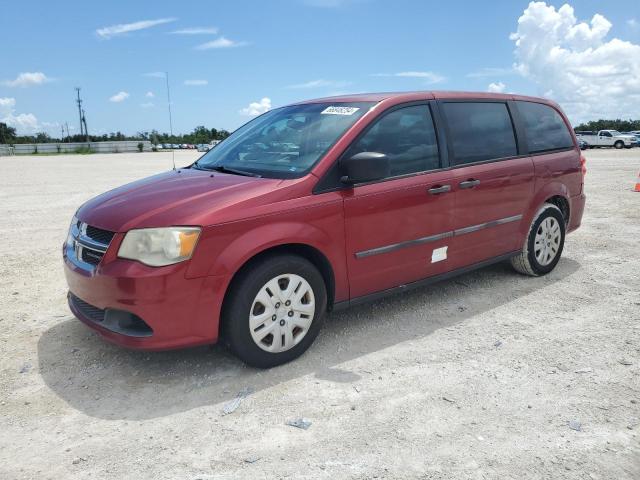 2C4RDGBG6ER338434 - 2014 DODGE GRAND CARA SE RED photo 1