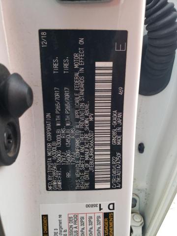 JTEBU5JR6K5663307 - 2019 TOYOTA 4RUNNER SR5/SR5 PREMIUM Biały zdjęcie 12