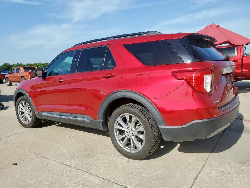 1FMSK8DH9MGA57887 - 2021 FORD EXPLORER XLT Красный фото 2