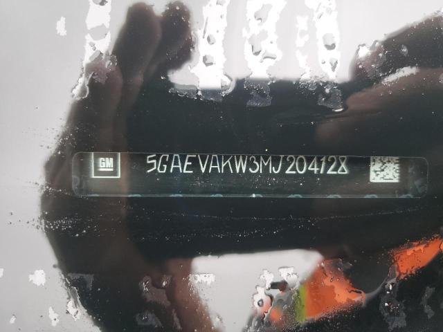 5GAEVAKW3MJ204128 - 2021 BUICK ENCLAVE ESSENCE SILVER photo 13