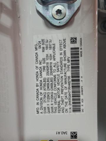 2HKRS4H71RH482195 - 2024 HONDA CR-V EXL WHITE photo 13