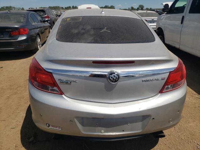 W04GV5EV5B1076340 - 2011 BUICK REGAL CXL SILVER photo 6