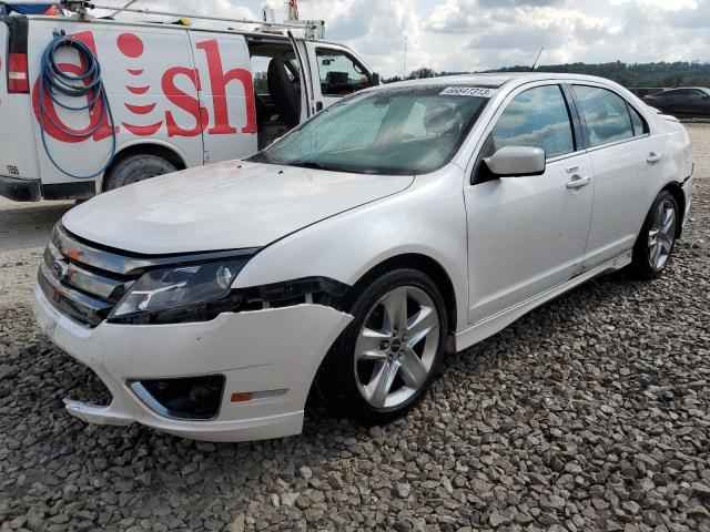 3FAHP0KC9BR328533 - 2011 FORD FUSION SPORT WHITE photo 1