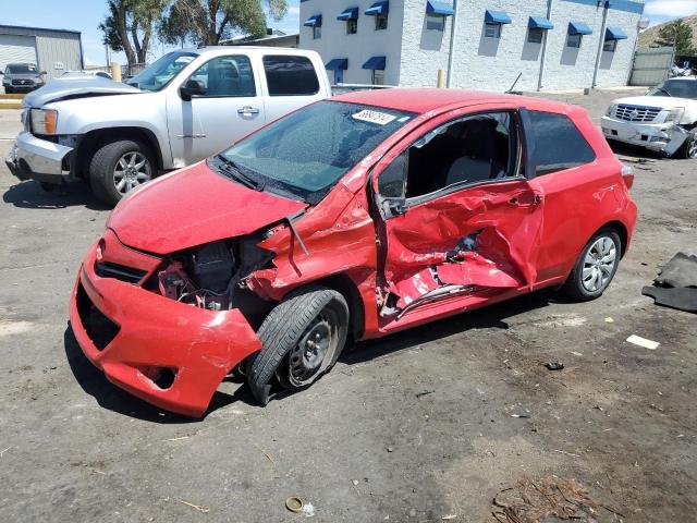 JTDJTUD33DD572217 - 2013 TOYOTA YARIS RED photo 1