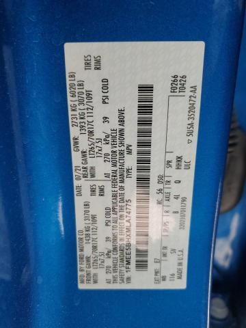 1FMEE5BHXMLA74775 - 2021 FORD BRONCO BASE BLUE photo 12