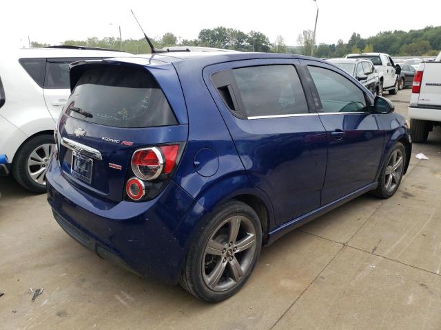 1G1JH6SB4E4126966 - 2014 CHEVROLET SONIC RS BLUE photo 3