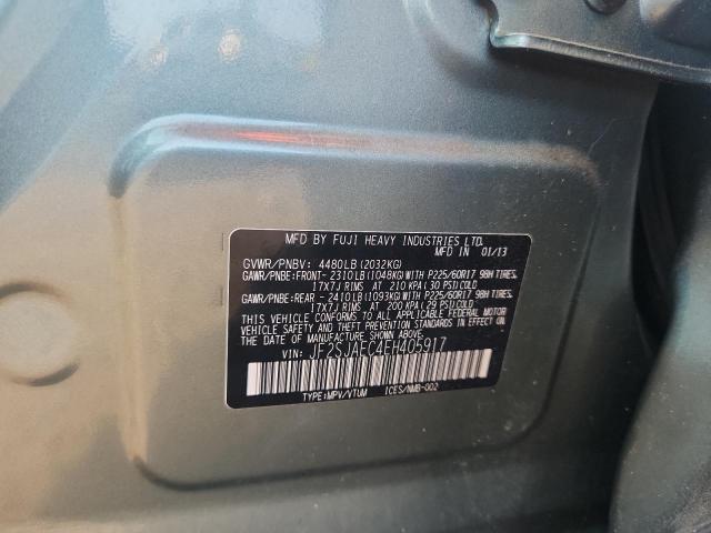 JF2SJAEC4EH405917 - 2014 SUBARU FORESTER 2.5I PREMIUM GREEN photo 13