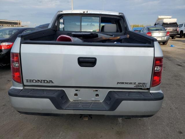 5FPYK16209B105929 - 2009 HONDA RIDGELINE RT SILVER photo 6