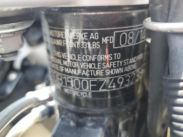 WB10B1500FZ493236 - 2015 BMW F800 GS ADVENTURE TWO TONE photo 10