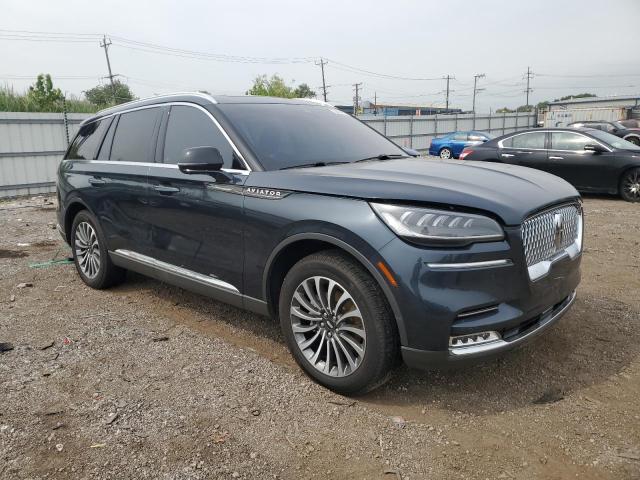 5LM5J7XC1MGL16492 - 2021 LINCOLN AVIATOR RESERVE Сірий фото 4