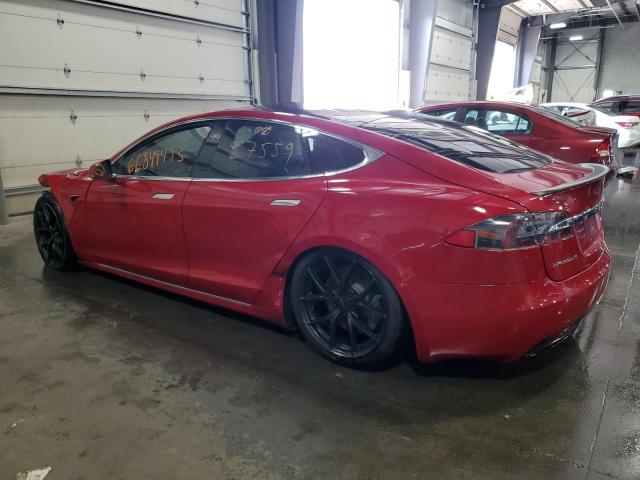 5YJSA1E23JF270820 - 2018 TESLA MODEL S Կարմիր լուսանկար 2