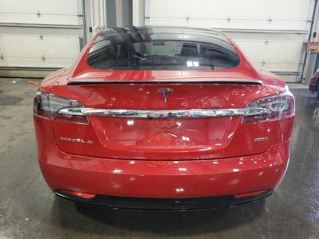 5YJSA1E23JF270820 - 2018 TESLA MODEL S Կարմիր լուսանկար 6