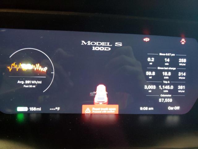 5YJSA1E23JF270820 - 2018 TESLA MODEL S Կարմիր լուսանկար 9