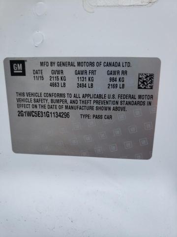 2G1WC5E31G1134296 - 2016 CHEVROLET IMPALA LIM LTZ WHITE photo 12