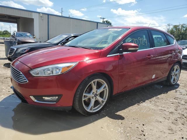 1FADP3N24GL406600 - 2016 FORD FOCUS TITANIUM BURGUNDY photo 1