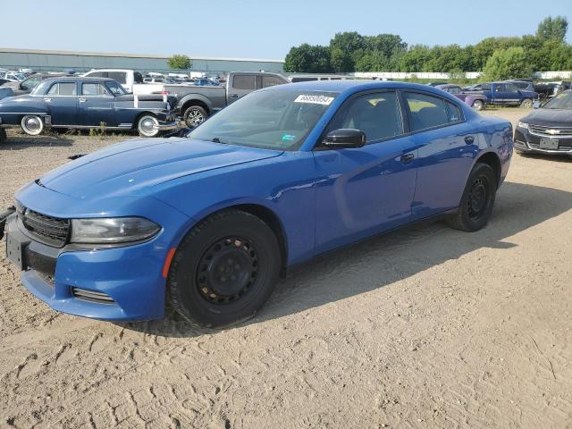 2C3CDXKT7JH316370 - 2018 DODGE CHARGER POLICE BLUE photo 1