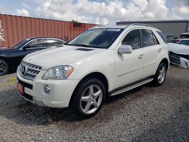 4JGBB72E69A443955 - 2009 MERCEDES-BENZ ML 550 WHITE photo 1