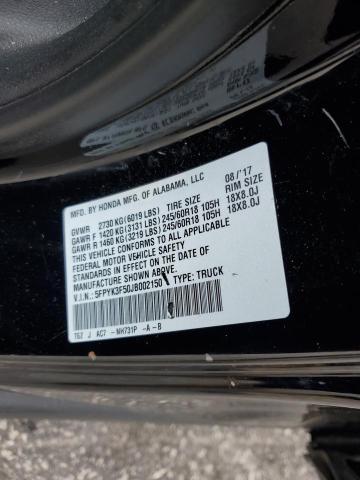 5FPYK3F50JB002150 - 2018 HONDA RIDGELINE RTL Qara foto 12