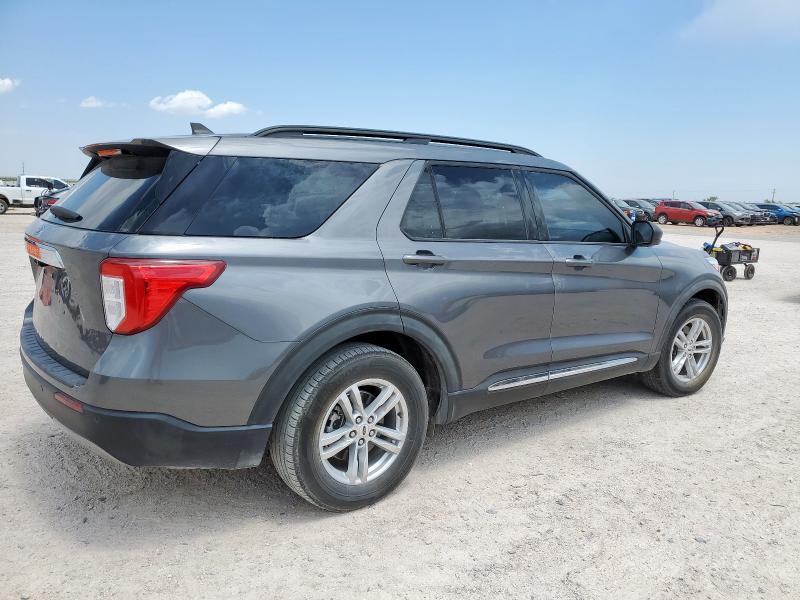 1FMSK7DHXNGA13408 - 2022 FORD EXPLORER XLT GRAY photo 3