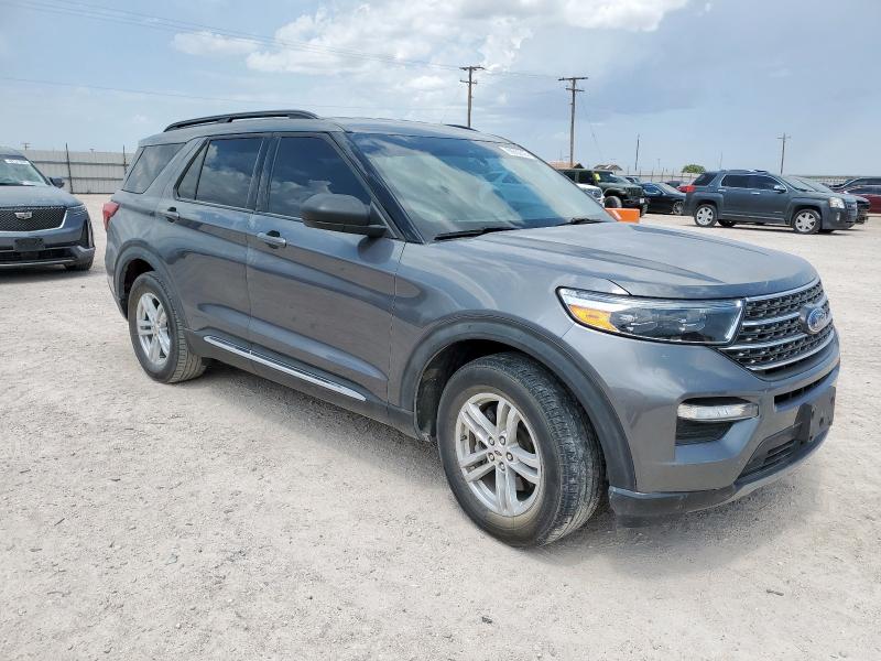 1FMSK7DHXNGA13408 - 2022 FORD EXPLORER XLT GRAY photo 4