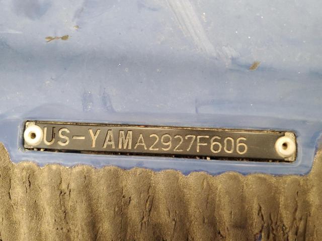 YAMA2927F606 - 2006 YAMAHA VX DELUXE BLUE photo 10