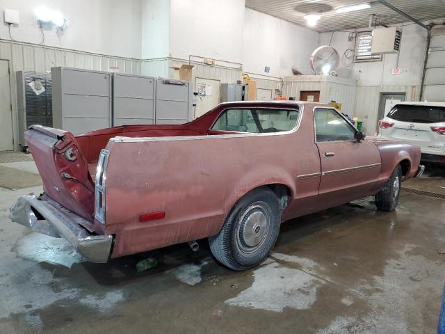 9H47H136393 - 1979 FORD RANCHERO RED photo 3