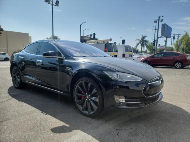 5YJSA1H19EFP31897 - 2014 TESLA MODEL S Սև լուսանկար 1