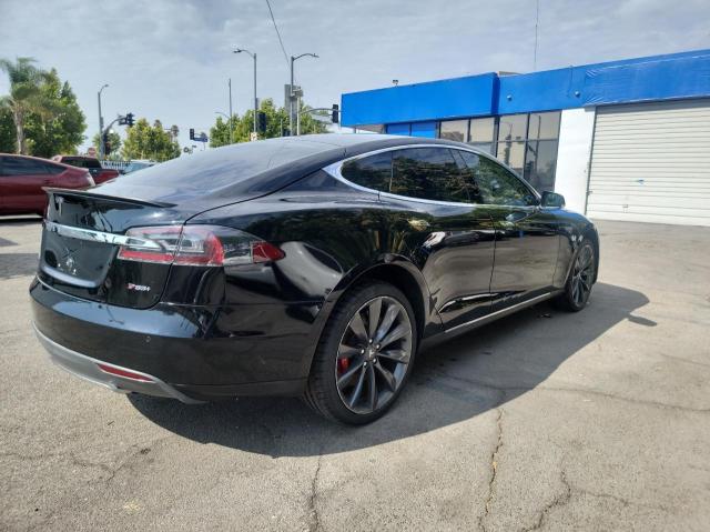 5YJSA1H19EFP31897 - 2014 TESLA MODEL S Սև լուսանկար 4
