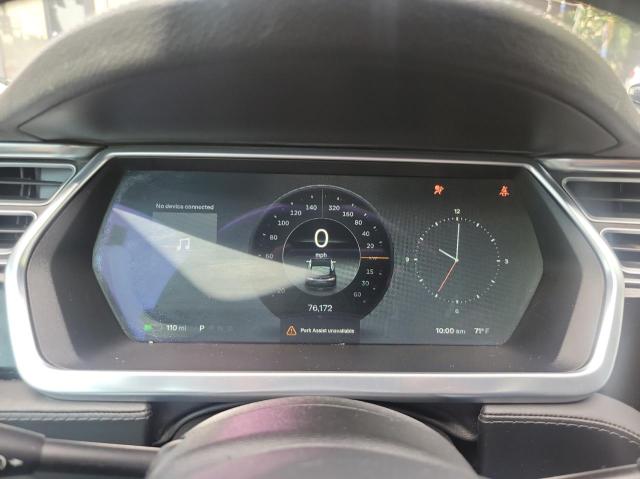 5YJSA1H19EFP31897 - 2014 TESLA MODEL S Սև լուսանկար 8