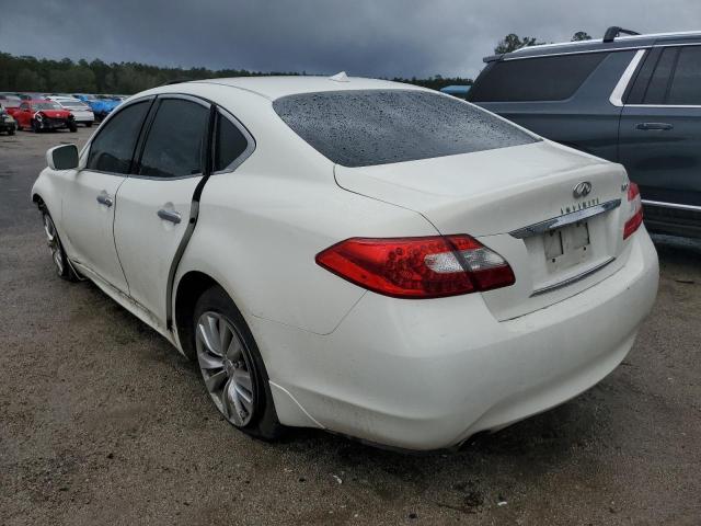 JN1AY1AR2CM580187 - 2012 INFINITI M56 X WHITE photo 3