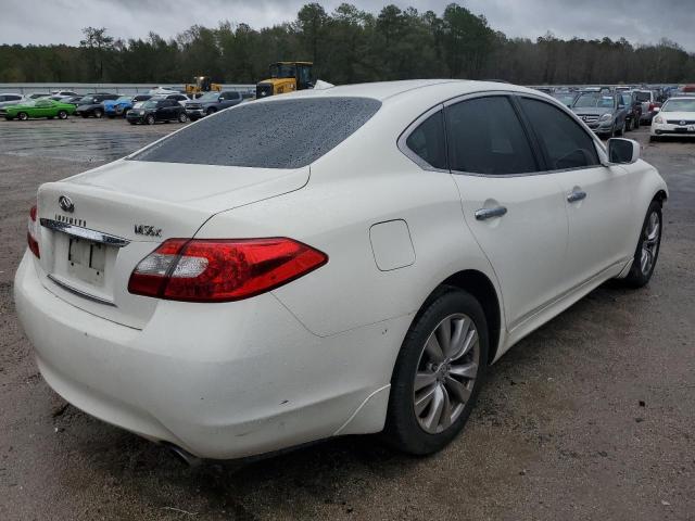 JN1AY1AR2CM580187 - 2012 INFINITI M56 X WHITE photo 4