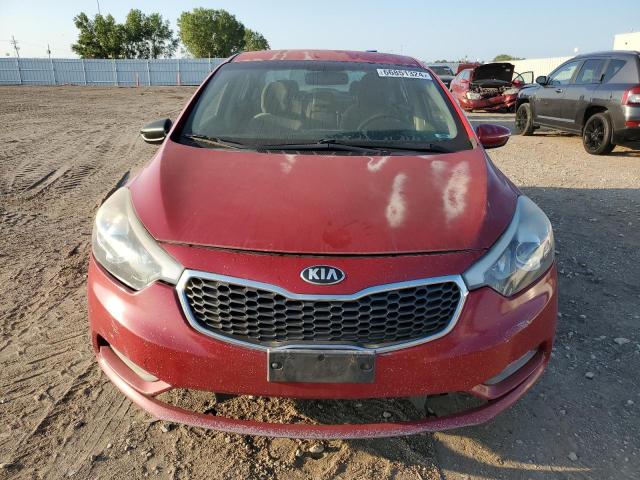 KNAFX4A60F5434346 - 2015 KIA FORTE LX RED photo 5