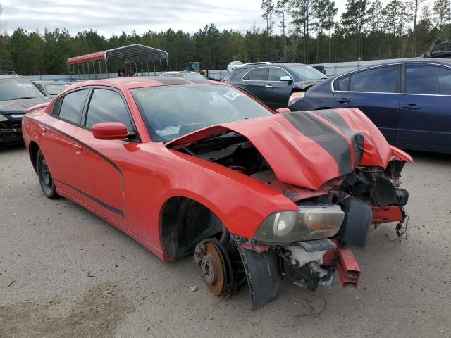 2C3CDXHG3EH148923 - 2014 DODGE CHARGER SXT RED photo 1