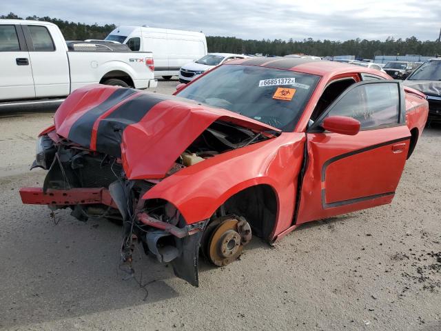 2C3CDXHG3EH148923 - 2014 DODGE CHARGER SXT RED photo 2