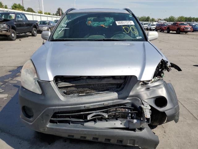 JHLRD78805C058925 - 2005 HONDA CR-V EX SILVER photo 5