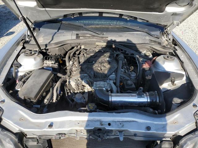 2G1FE1E37D9243572 - 2013 CHEVROLET CAMARO LS SILVER photo 11